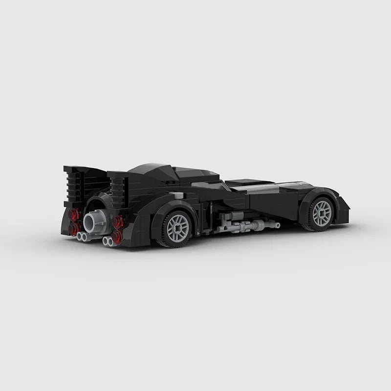 204PCS 1989 Car Batmobile V2 Racing Technical Vehicle Building Block Super Race Brick Ideas Hero Movie Bats Toy XMAS Gift City