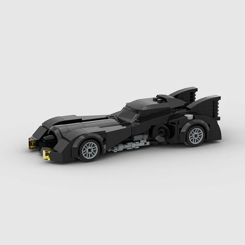 204PCS 1989 Car Batmobile V2 Racing Technical Vehicle Building Block Super Race Brick Ideas Hero Movie Bats Toy XMAS Gift City